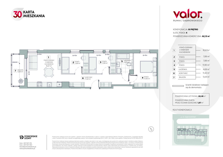 Valor - ustawne mieszkanie 4-pokojowe (62,13 m2) - Rumia Janowo: zdjęcie 91813149