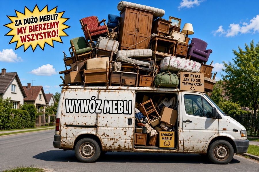Wywóz mebli ,sprzątanie działek , piwnic ,transport van: zdjecie 99540525