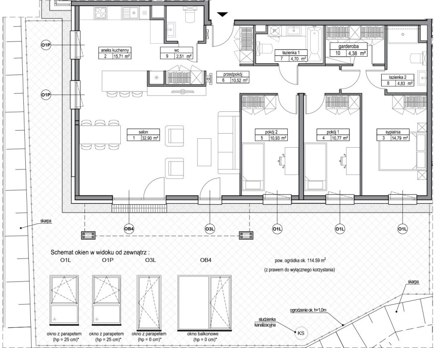 INPRO S.A. - PROMOCJA - Brawo 2 -  Gotowe do odbioru mieszkanie 4-pok. 112.04 m2 duży ogródek, garderoba, dwie łazienki, black week: zdjęcie 91931238