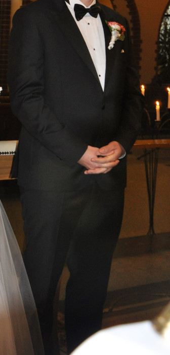 Czarny garnitur ślubny Lancerto: zdjęcie 92037601