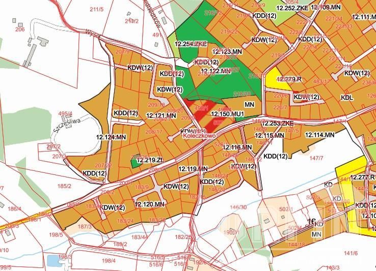 Działka budowlana na sprzedaż Koleczkowo 2063m2: zdjęcie 93007892