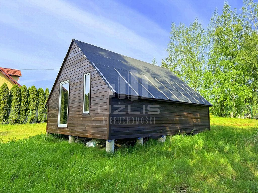 Dom drewniany, Bory Tucholskie, jezioro, las: zdjęcie 93887783