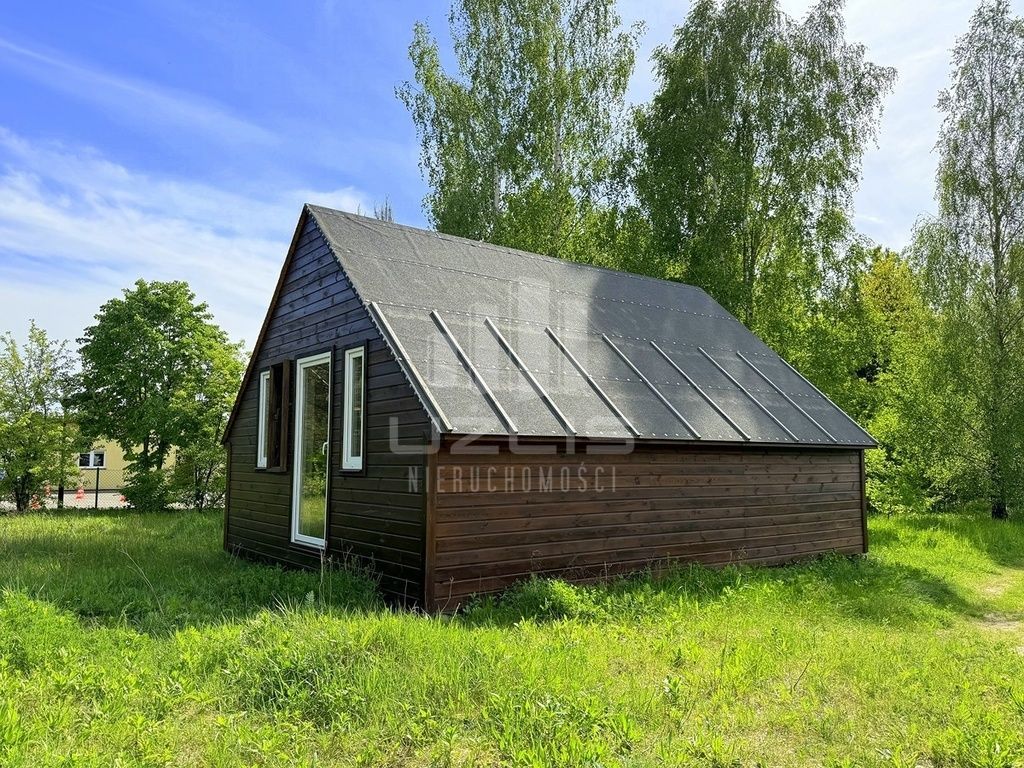 Dom drewniany, Bory Tucholskie, jezioro, las: zdjęcie 93887788