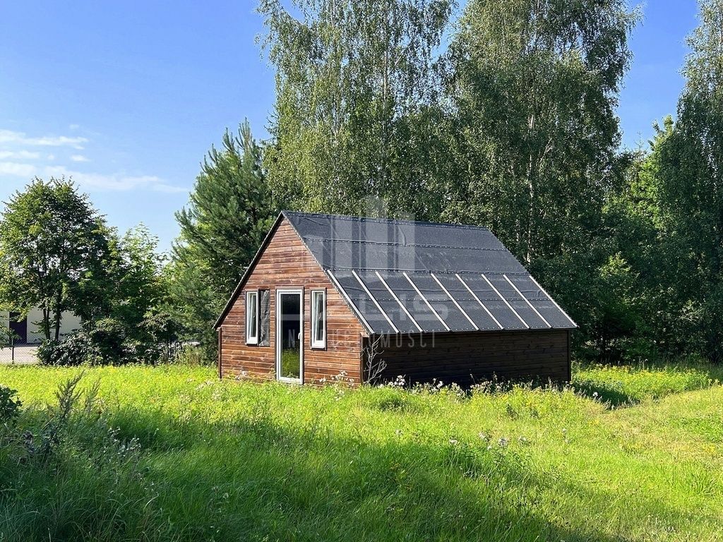 Dom drewniany, Bory Tucholskie, jezioro, las: zdjęcie 93775649