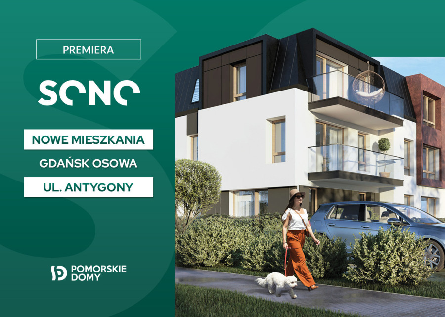 Nowość: SONO - nowe mieszkanie 4-pokojowe (66,94 m2) z balkonem!