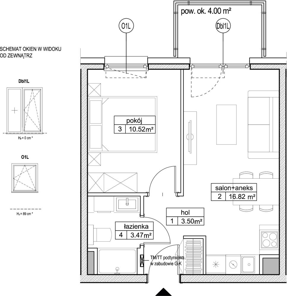 INPRO S.A. - Atut - mieszkanie 2-pok. 34.31 m2: zdjęcie 94246089