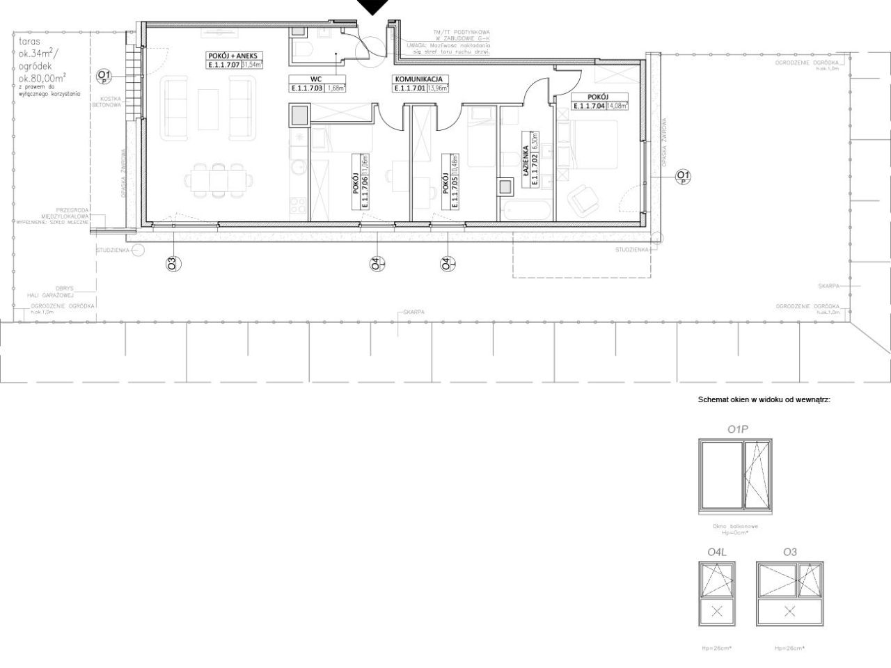 INPRO S.A. - PROMOCJA - Koncept - mieszkanie 4-pok. 89.10 m2 ogródek, letnia wyprzedaż: zdjęcie 94251740