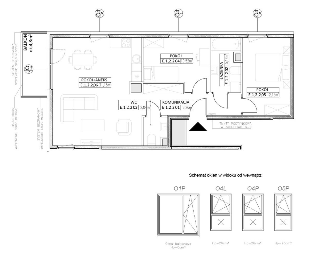 INPRO S.A. - PROMOCJA - Koncept - mieszkanie 3-pok. 69.31 m2 letnia wyprzedaż: zdjęcie 94251779