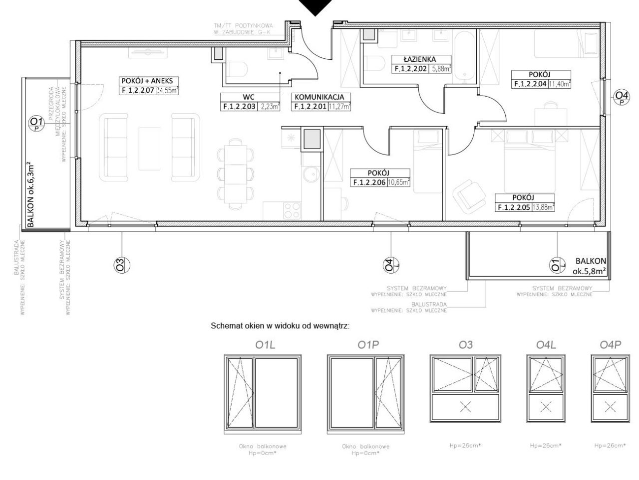INPRO S.A. - PROMOCJA - Koncept - mieszkanie 4-pok. 89.86 m2 letnia wyprzedaż: zdjęcie 94252042