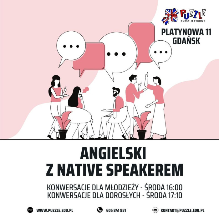 język angielski - konwersacje z Native Speakerem