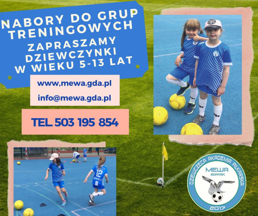 Piłka nożna dla dziewczynek 5-8 lat - Przymorze SP 44 - wtorek 18.00