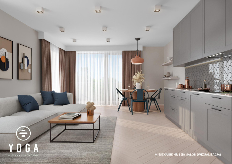YOGA - nowe mieszkanie 3-pokojowe (61,76 m2) z ogrodem!: zdjęcie 92399609