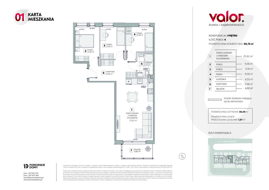 Valor - piękny apartament gotowy do odbioru (69,76 m2) - Rumia Janowo: zdjęcie 92525423