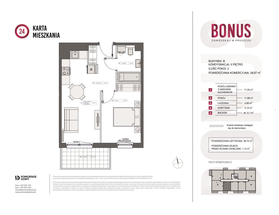 Premiera: Bonus - nowe mieszkanie 2-pokojowe (39,87 m2) - sprawdź!: zdjęcie 92418656