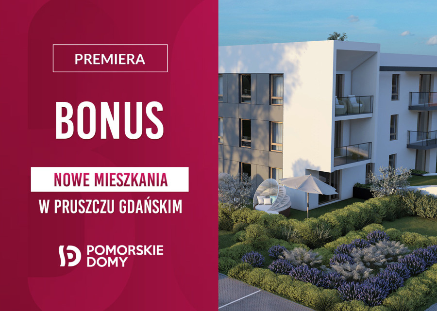 Premiera: Bonus - nowe mieszkanie 2-pokojowe (39,87 m2) - sprawdź!