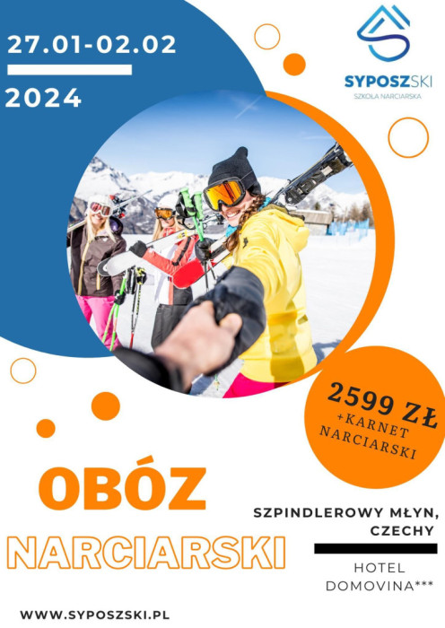Obóz narciarski dla dzieci i młodzieży w Czechach