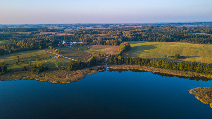 Działki inwestycyjne z prywatną plażą nad jeziorem Pozedrze: zdjęcie 92592485