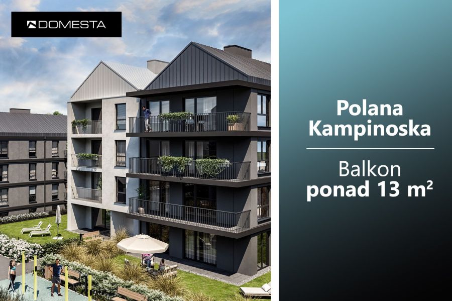Polana Kampinoska - mieszkanie A.1.4 - Kameralne osiedle dla aktywnych!