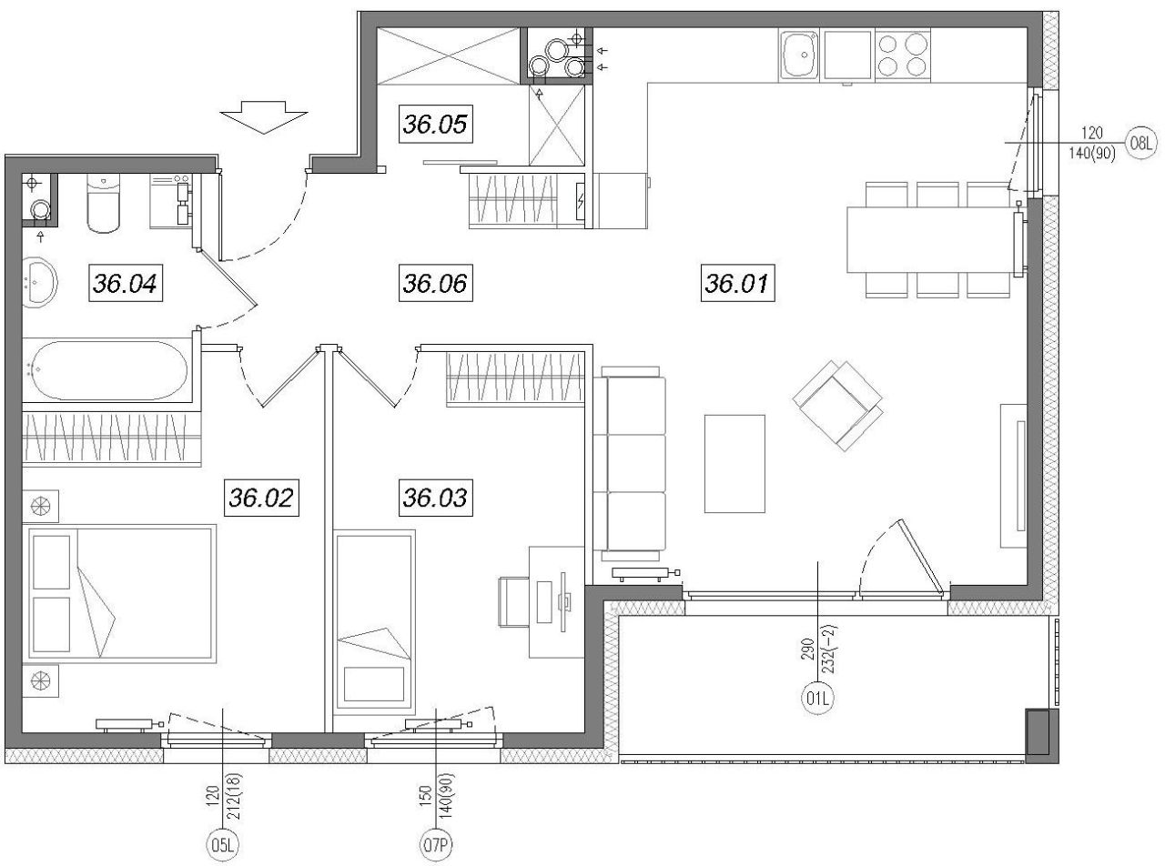 Urzeka - mieszkanie 4.A.36 - Boisko, małpi gaj, place zabaw, molo nad potokiem!: zdjęcie 94327924