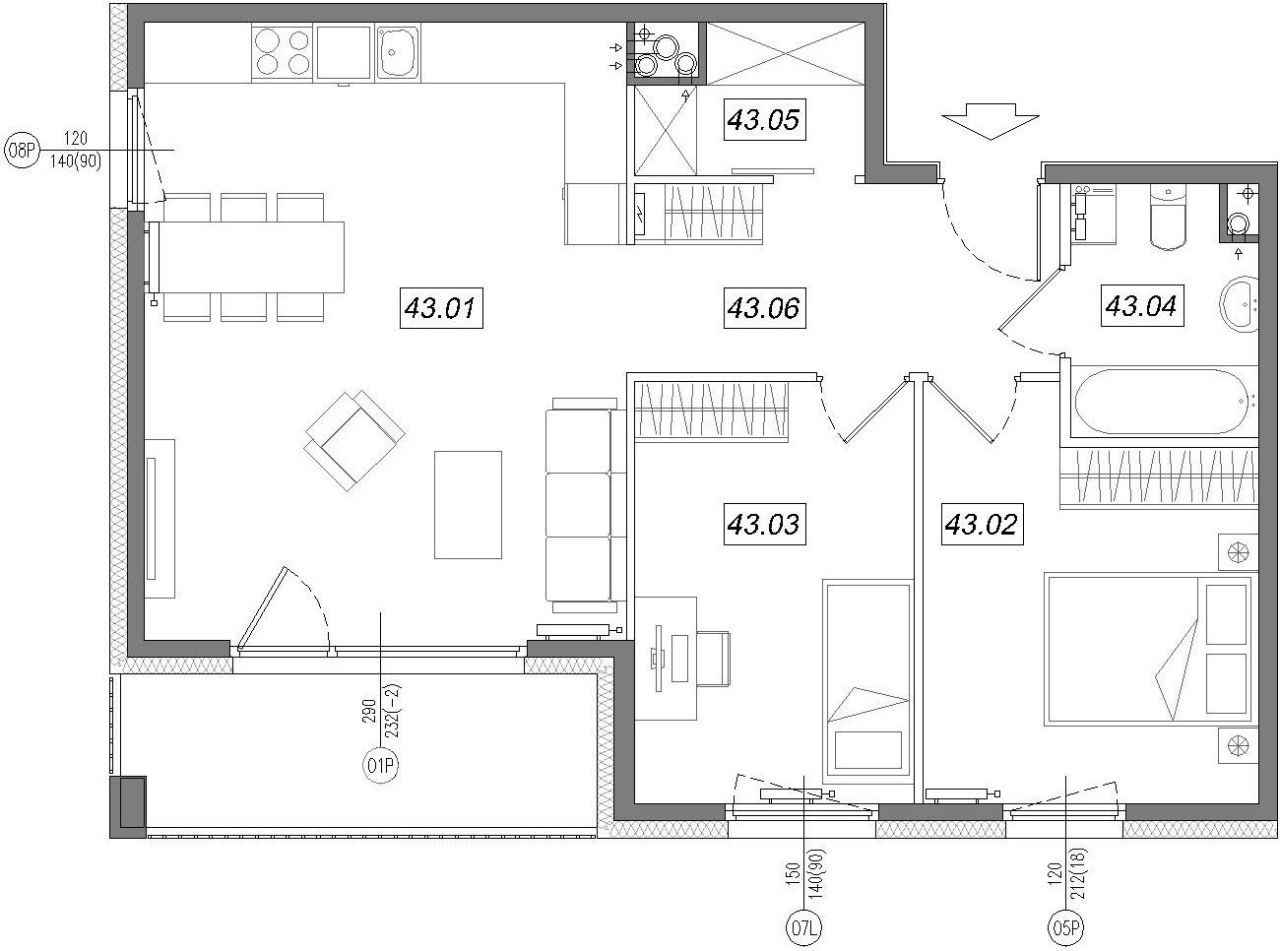 Urzeka - mieszkanie 4.A.43 - Boisko, małpi gaj, place zabaw, molo nad potokiem!: zdjęcie 94327989