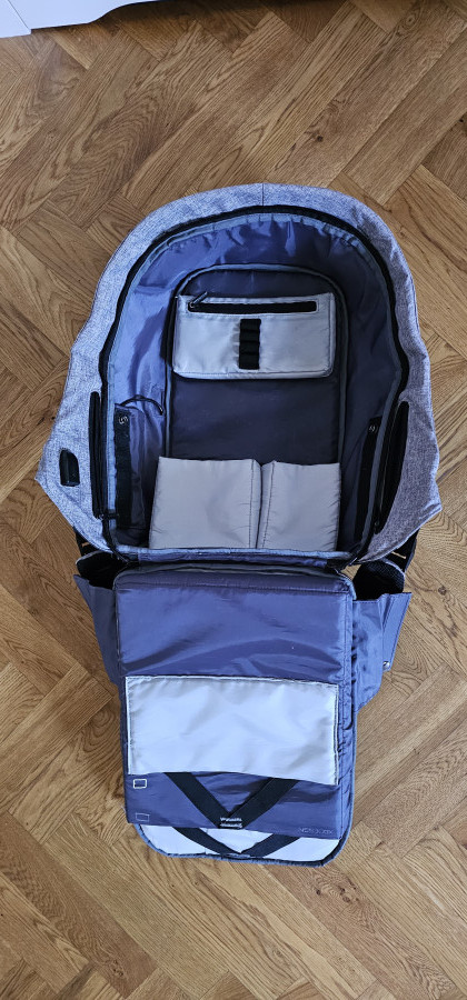 Plecak XD Design Bobby (antykradzieżowy) - używany: zdjęcie 92720329