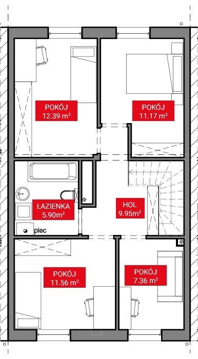 Dom szeregowy w Gdańsku ul. Migdałowa: zdjęcie 92771131