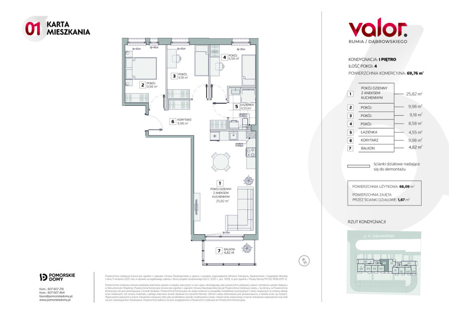 Valor - piękny apartament gotowy do odbioru (69,76 m2) - Rumia Janowo: zdjęcie 92776305