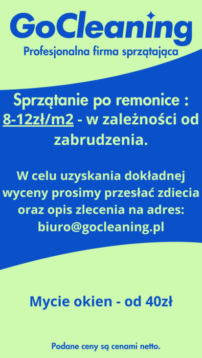 Gocleaning.pl Profesjonalna firma sprzątająca: zdjęcie 92790156