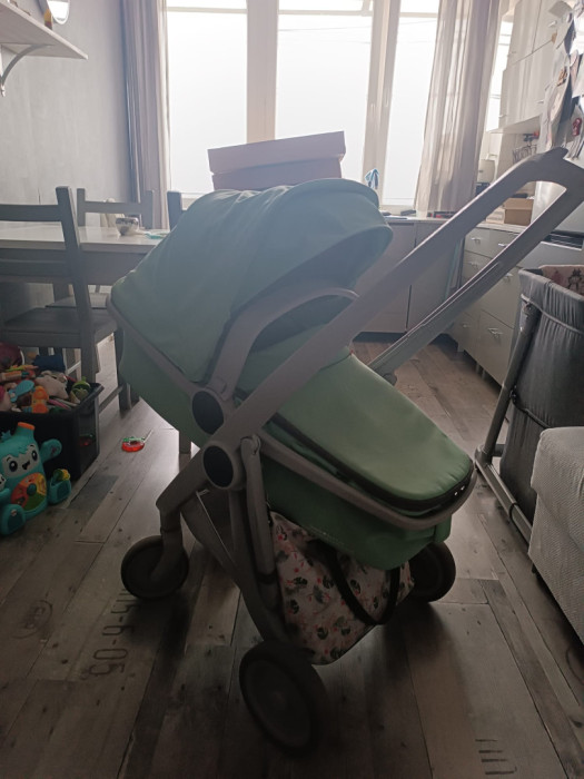 Wózek dziecięcy GreenTom, adaptery plus fotelik samochodowy: zdjęcie 92797072