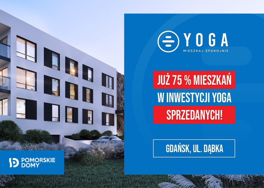 YOGA - mieszkanie 4-pokojowe (65,60 m2) z dużym balkonem!