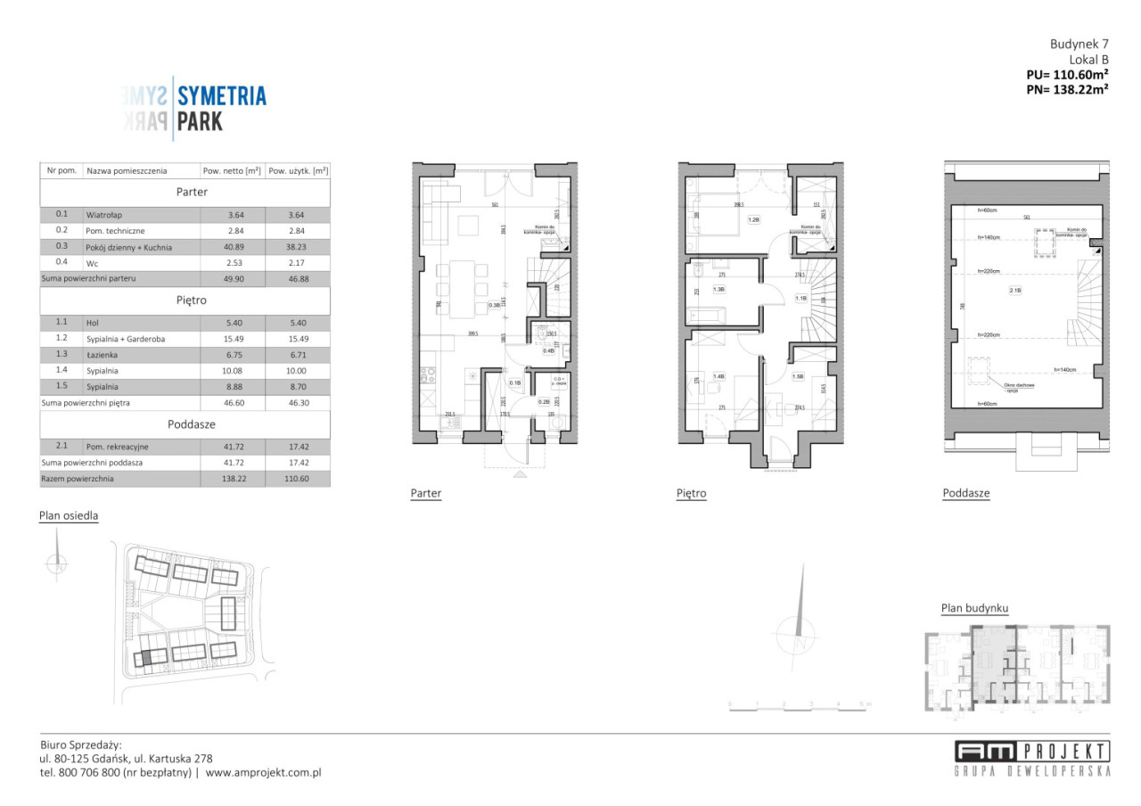 AMprojekt- Symetria Park- Nowe osiedle, dom Gdańsk Kowale/Bąkowo 7B: zdjęcie 92831836