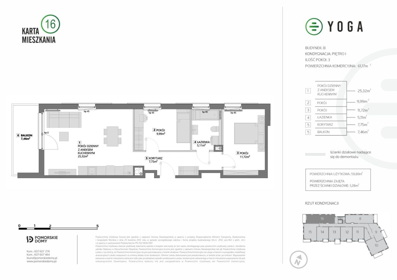 YOGA - 3-pokojowe mieszkanie z dużym balkonem!: zdjęcie 92865177