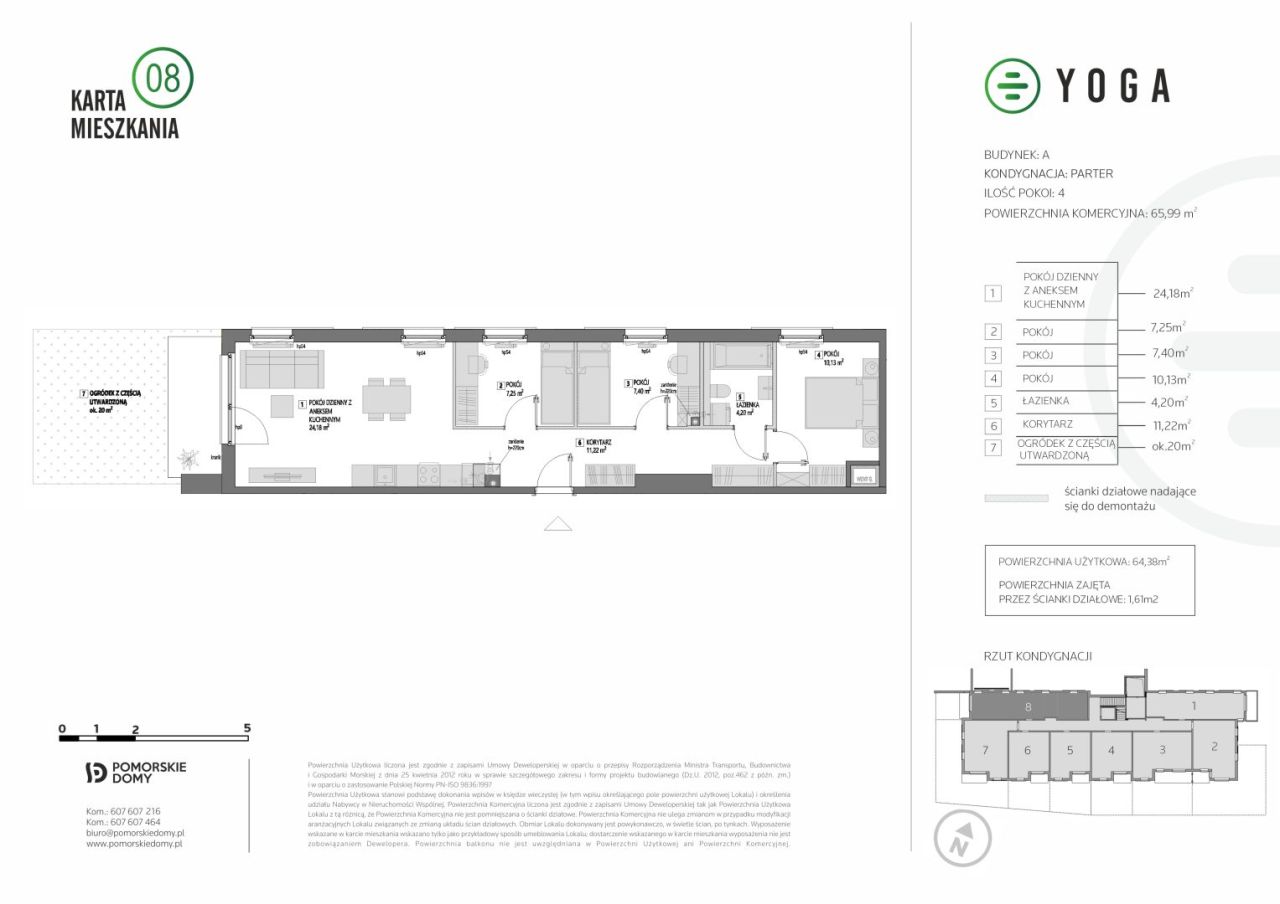 YOGA - 4-pokojowe mieszkanie z zielonym ogrodem!: zdjęcie 92865246