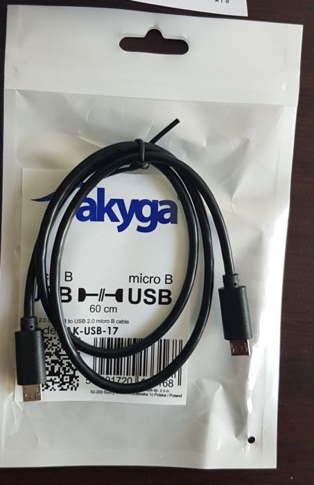 Sprzedam kabel micro USB B - micro USB B: zdjęcie 92922334