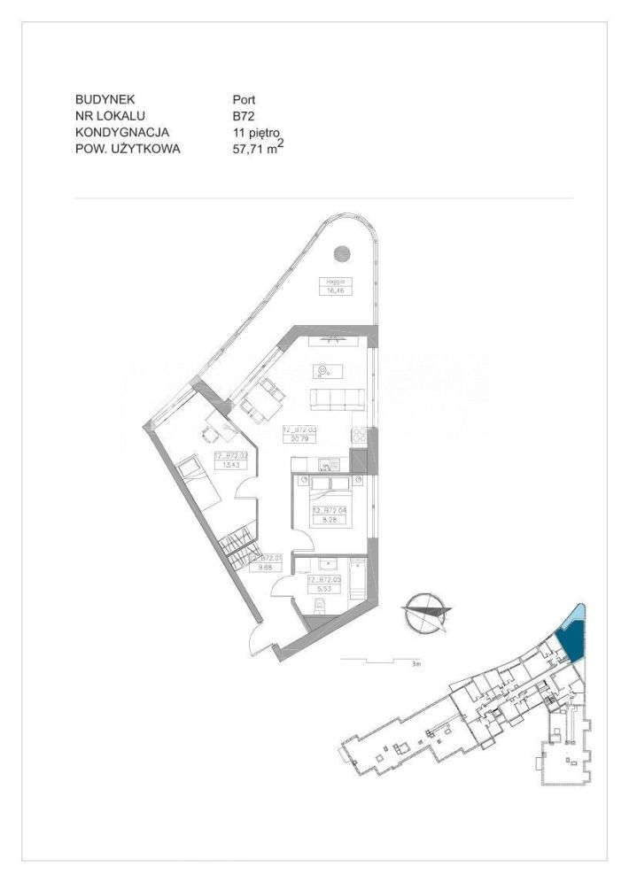 Mieszkanie 3-pokojowe 58m2 - Nowa inwestycja- Reda: zdjęcie 92990478