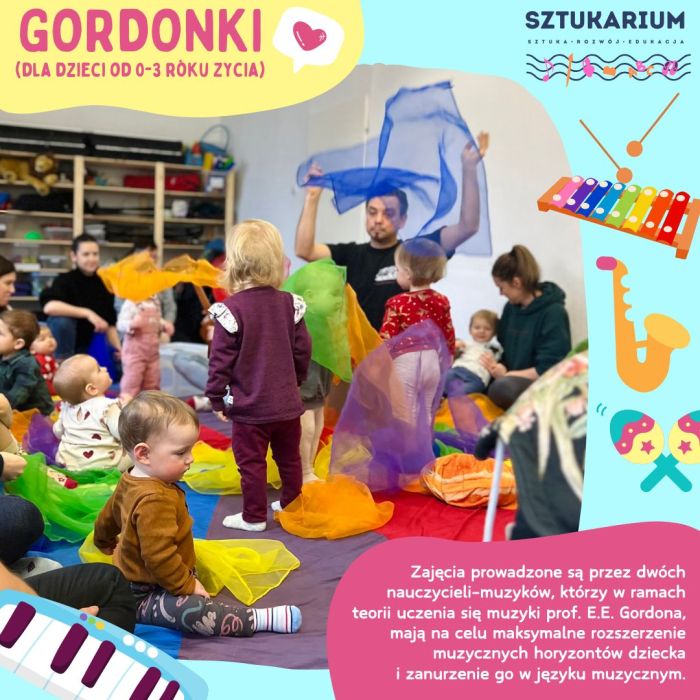 Gordonki - zajęcia muzyczne dla dzieci 0-3 lat