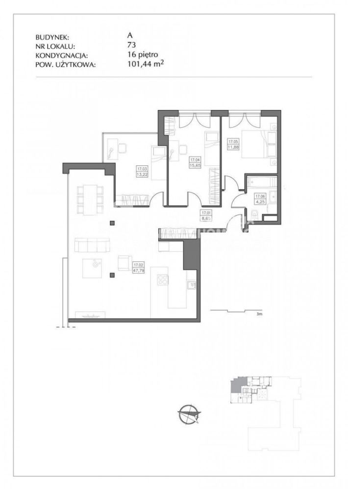 Mieszkanie 4-pokojowe 101m2 - Nowa inwestycja Reda: zdjęcie 93038302