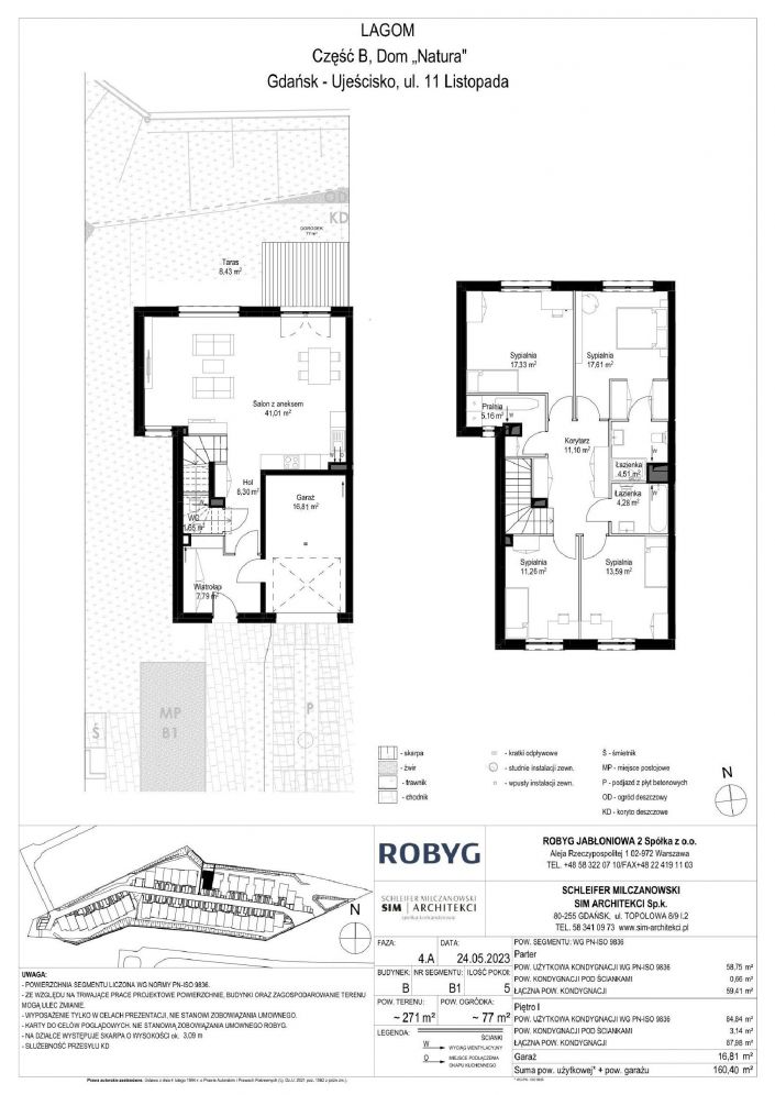 Dom 160.4 m&sup2; Gdańsk Ujeścisko: zdjęcie 93405485