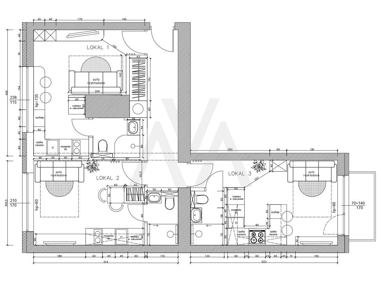 Trzy apartamenty w centrum Gdańska w cenie jednego: zdjęcie 93100871