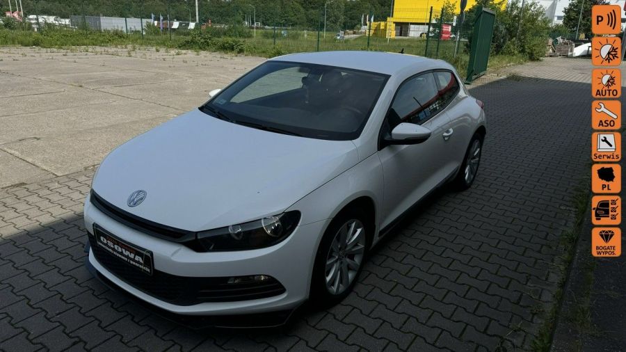 Volkswagen Scirocco 1.4tsi 122 km salon polska bogate wyposażenie bezwypadkowy 1 rok gwar