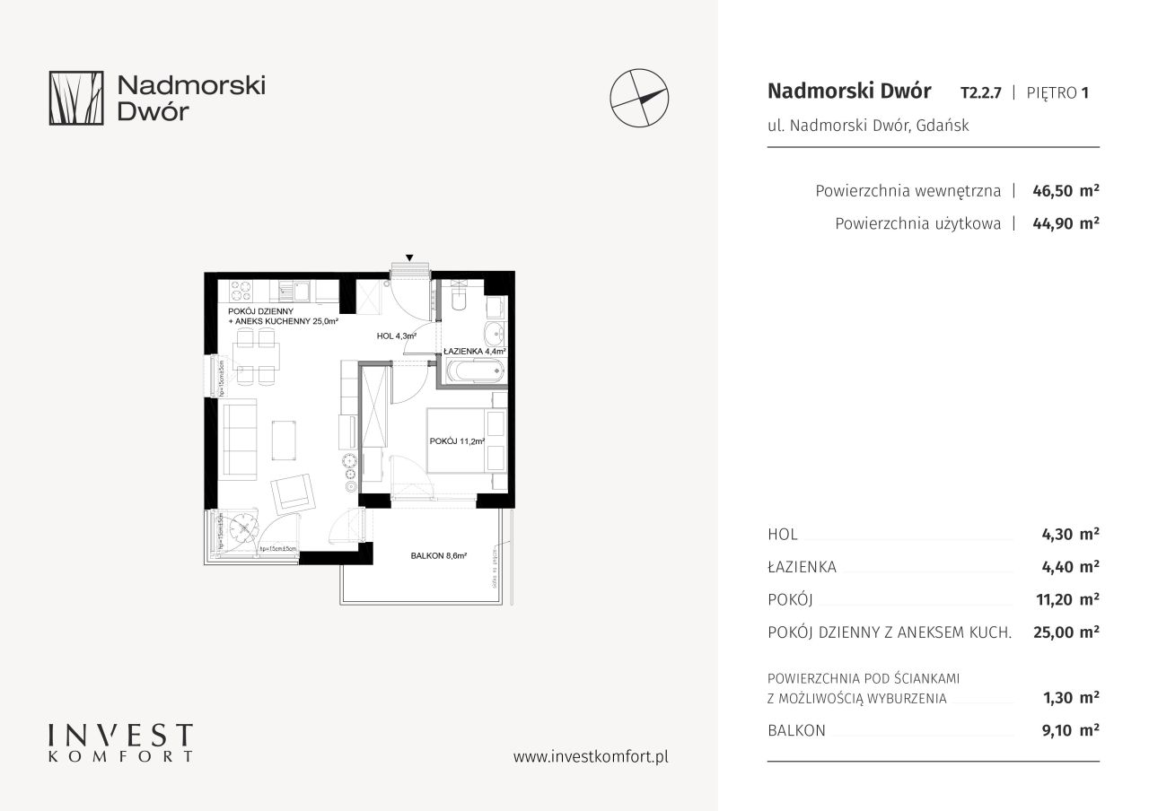 Mieszkanie Nadmorski Dwór T2.2.7: zdjęcie 93168698