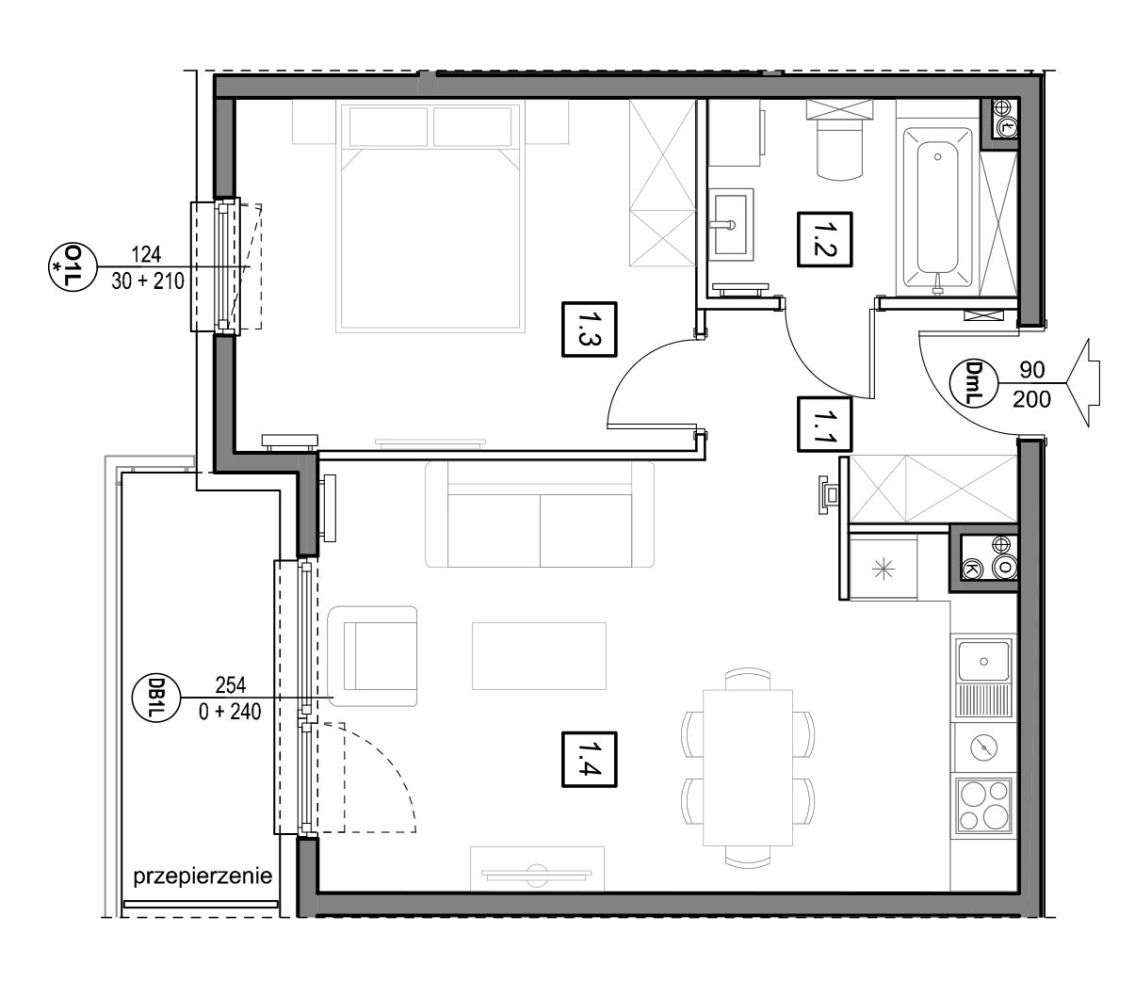 Leszczynowy Park - mieszkanie 6.A.19 - Ostatnie mieszkania!: zdjęcie 94328209