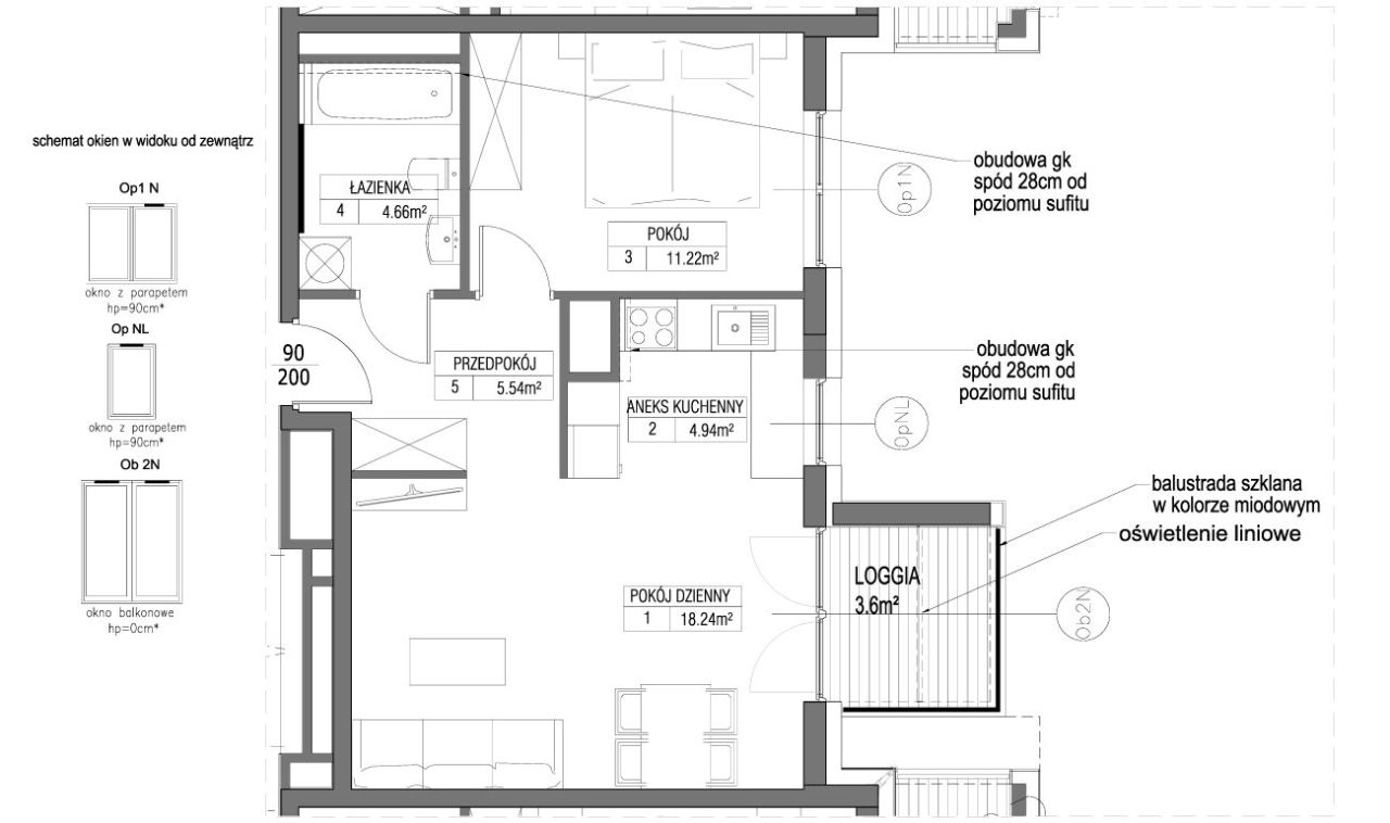 INPRO S.A. - City Park - mieszkanie 2-pok. 44.60 m2: zdjęcie 94250662