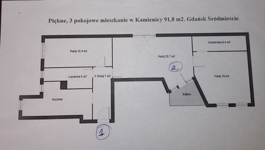 Apartament Gdańsk Śródmieście: zdjęcie 93157318