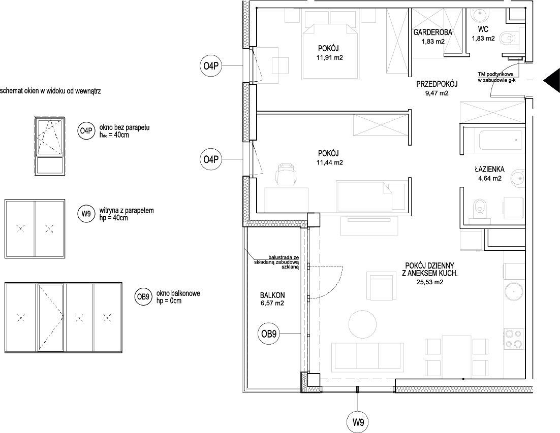 INPRO S.A. - NOWOŚĆ!! - Rumia Centralna - mieszkanie 3-pok. 66.65 m2 Ostatnie 2 budynki w sprzedaży: zdjęcie 94254161