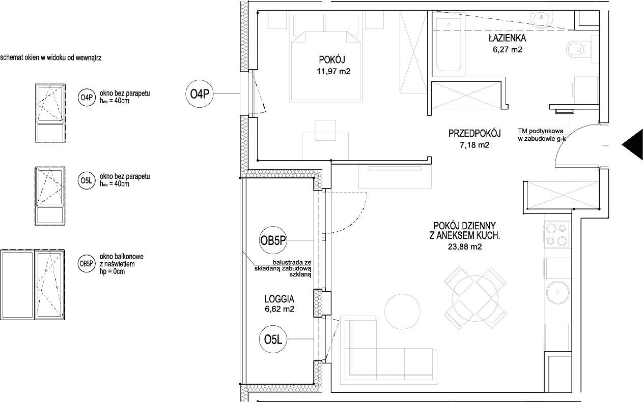 INPRO S.A. - NOWOŚĆ!! - Rumia Centralna - mieszkanie 2-pok. 49.30 m2 Ostatnie 2 budynki w sprzedaży: zdjęcie 94254233