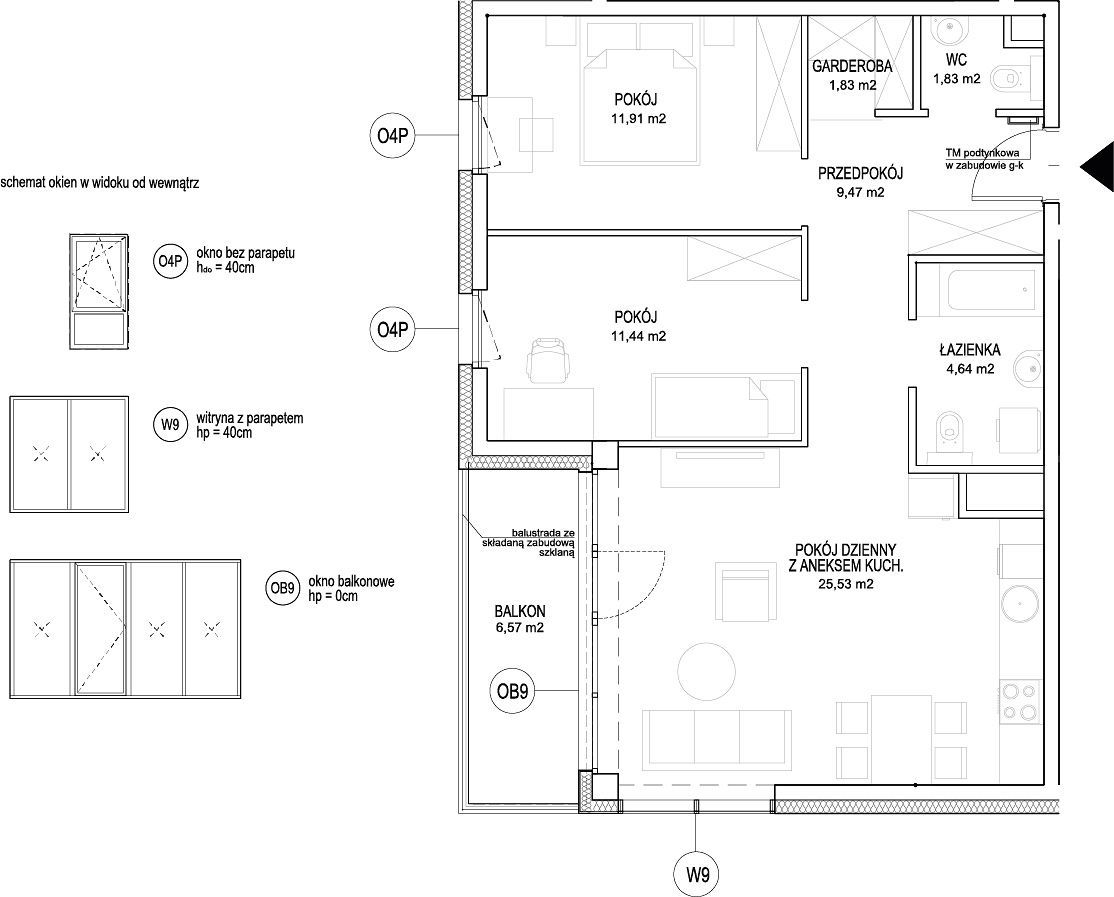 INPRO S.A. - NOWOŚĆ!! - Rumia Centralna - mieszkanie 3-pok. 66.65 m2 Ostatnie 2 budynki w sprzedaży: zdjęcie 94254483