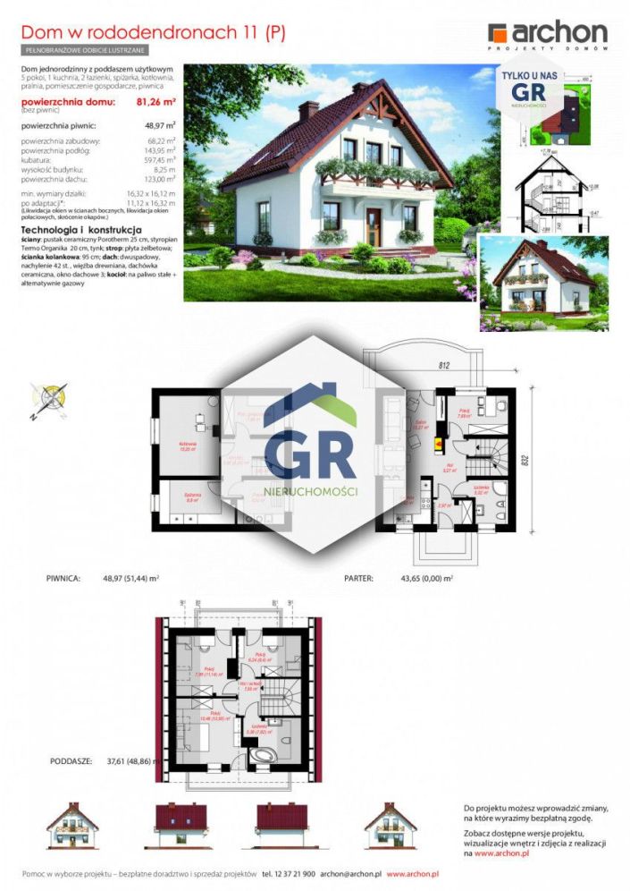 Działka z dostępem do rzeki oraz gotowym projektem: zdjęcie 94540475