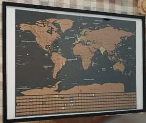 Ramka Ribba Ikea z plakatem Oceany świata 61 x 91 cm-Tanio