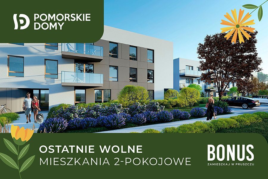 Mieszkanie 2-pokojowe z balkonem Pruszcz Gdański: zdjęcie 93638674